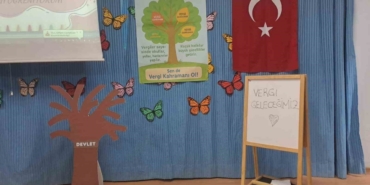 Buldanlı öğrencilere vergi bilinci eğitimi verildi