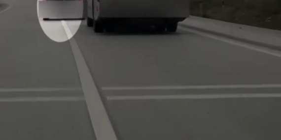 Burdur’da yolcu otobüsünün trafik güvenliğini tehlikeye sokan sürücüye ceza