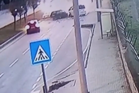 Burdur’daki feci kazanın güvenlik kamerası ortaya çıktı