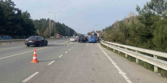 Bursa-Mudanya yolunda bisikletli kazası: 1 kişi yaralandı