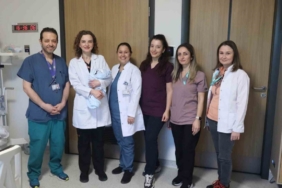 Bursa Şehir Hastanesi Tüp Bebek Merkezi’nde ilk bebek dünyaya geldi