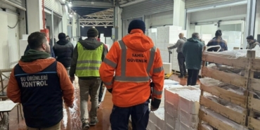 Bursa’da balık halinde gece operasyonu...615 kilo istavrite el konuldu