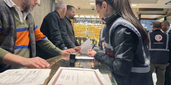 Bursa’da kuyumculara şok baskın: 82 kuyumcuya 16 milyon TL idari para cezası kesildi