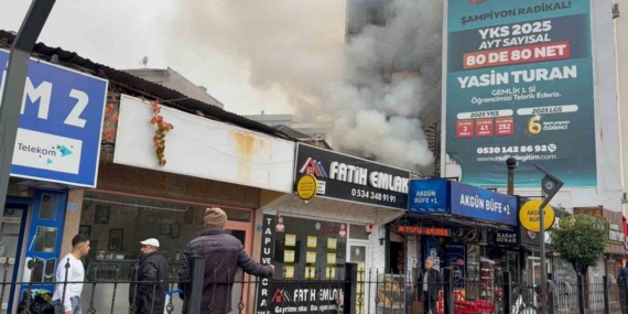 Bursa’da pide imalathanesinde yangın paniği