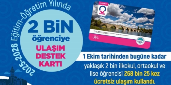 Büyükşehirin ulaşım desteğinden 2 bin öğrenci faydalanıyor
