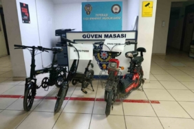 Çalınan bisikletler polis tarafından bulundu