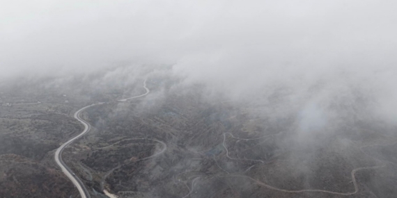 Çankırı’da sis etkili oldu