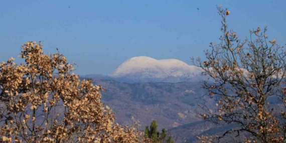 Çankırı’da sonbahar ve kış aynı karede