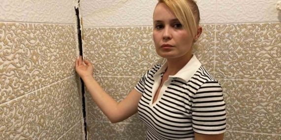 Çatlaklar oluşan evde diken üstünde hayat