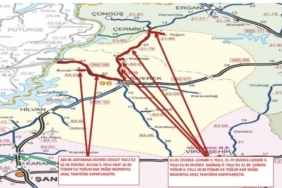 Çermik - Siverek yolu ulaşıma kapandı .