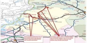 Çermik - Siverek yolu ulaşıma kapandı .