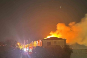 Çeşme’de villa yangını