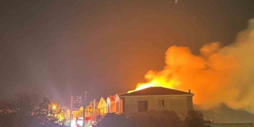 Çeşme’de villa yangını