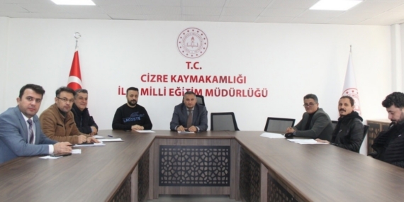 Cizre’de açıköğretim sınavları öncesi koordinasyon toplantısı