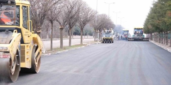 Çorum OSB’ye bin 700 ton asfalt serildi