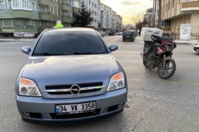 Çorum’da otomobil ile motosiklet çarpıştı: 1 yaralı