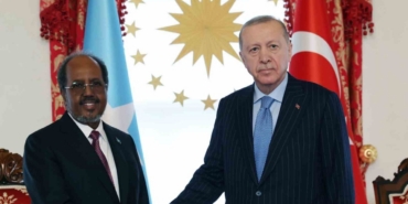 Cumhurbaşkanı Erdoğan, Somalili mevkidaşı Hasan Şeyh Mahmud’la bir araya geldi