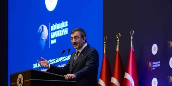 Cumhurbaşkanı Yardımcısı Yılmaz: "Türkiye bugün insani duruş ve stratejik akılla düzen kurucu aktör konumundadır"