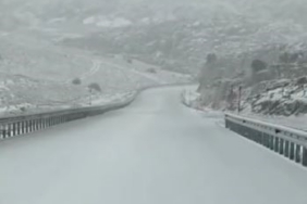 Denizli’nin yüksek kesimlerinde kar yağışı başladı