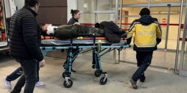 Devrilen motosikletin sürücüsü yaralandı