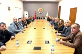 Diyarbakır Emniyet Müdürü Gökduman, DESOB Başkanı Ebedinoğlu ile bir araya geldi