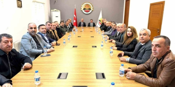 Diyarbakır Emniyet Müdürü Gökduman, DESOB Başkanı Ebedinoğlu ile bir araya geldi