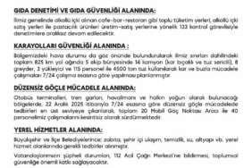 Diyarbakır’da yılbaşı tedbirleri kapsamında 8 bin 737 güvenlik personeli sahada olacak