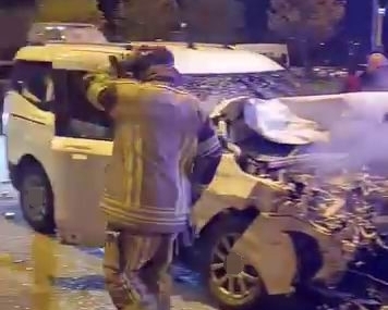 Diyarbakır’da zincirleme kaza: 3 yaralı