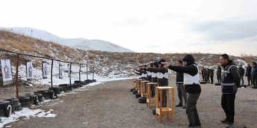 DKMP personeline silah kullanımı eğitimi