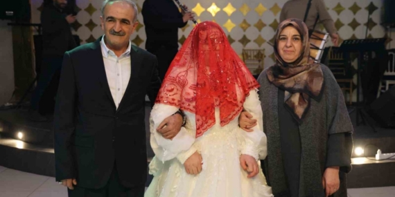 Down sendromlu Şevval’in düğün ve gelinlik hayali gerçek oldu