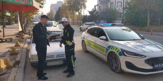 Drift yapan sürücü kameralara yakalandı