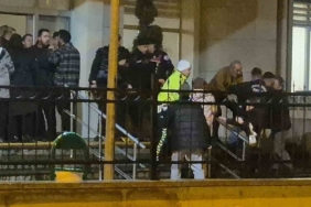 Duruşmadan sonra taraflar birbirine girdi