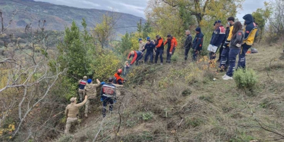 Düştüğü çalılık mezarı oldu
