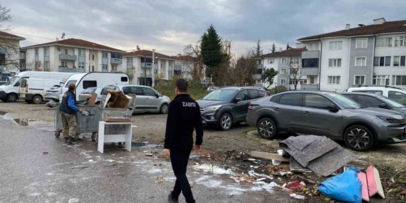 Düzce’de çevreyi kirletene ceza ve temizlik