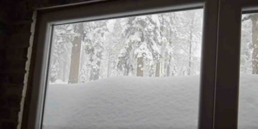 Düzce’nin yüksek kesimlerinde kar kalınlığı 1,5 metreye ulaştı