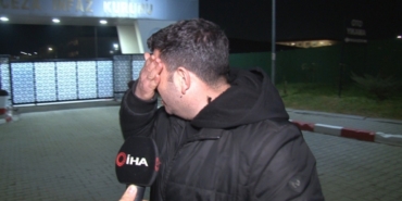 Edirne’de 12 yıl sonra tahliye olan mahkûm mutluluk gözyaşları döktü