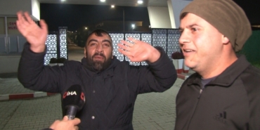 Edirne’de tahliye sevinci kameralara yansıdı: Koşarak çıkıp röportaj arasına girdi