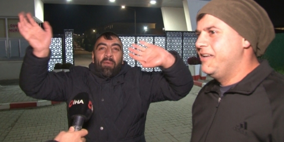 Edirne’de tahliye sevinci kameralara yansıdı: Koşarak çıkıp röportaj arasına girdi