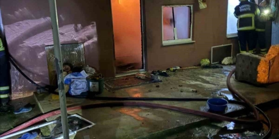 Edirne’de yaşlı kadının evi alevlere teslim oldu