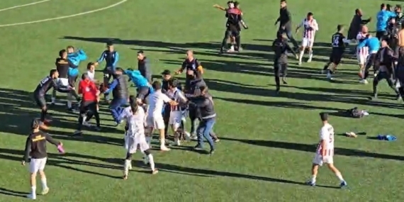 Elazığ’da amatör maçta kavga