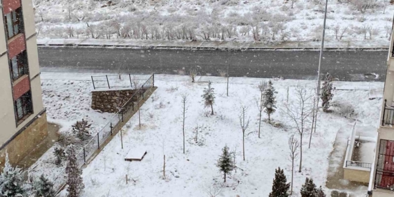 Elazığ’da kar yağışı başladı