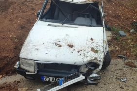 Elazığ’da takla atan otomobilin sürücüsü yaralandı