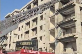 Elektrik kesintisi nedeniyle iskelede mahsur kalan işçiler kurtarıldı