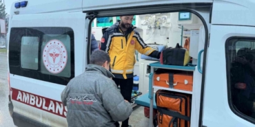 Eli spiralle kesilen kişi yaralandı