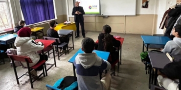 Emet Örencik İlkokulunda sıfır atık eğitimi verildi