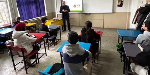 Emet Örencik İlkokulunda sıfır atık eğitimi verildi