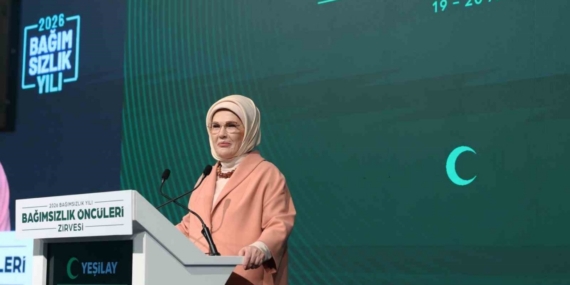 Emine Erdoğan, Bağımsızlık Öncüleri Zirvesi’nde konuştu: "2026’yı ’Bağımsızlık Yılı’ ilan ediyoruz"