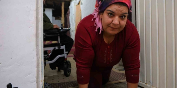 Engelli çiftin yaşam mücadelesi