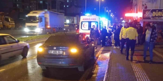 Ereğli’de motosiklet devrildi: 2 kişi yaralandı