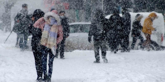 Erzincan için kuvvetli kar yağışı uyarısı